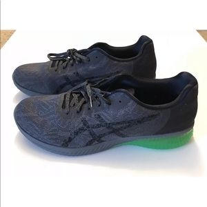 Asics Gel-Kenun Grey Green Gecko Running Shoes